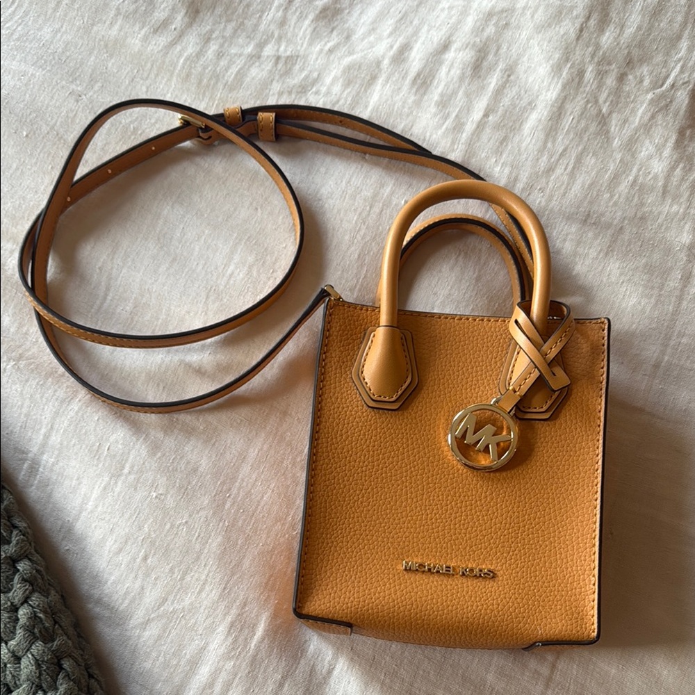 Michael Kors Mini Bag with Gold Hardware